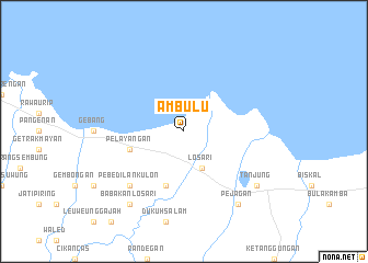 map of Ambulu