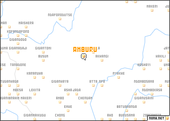 map of Amburu