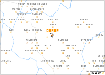 map of Ambwe