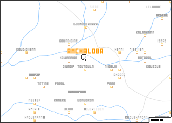 map of Am Chaloba