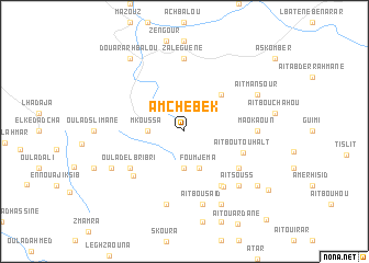 map of Amchebek