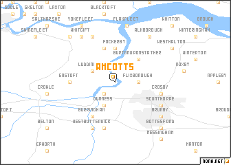 map of Amcotts