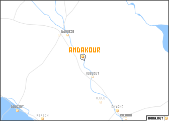 map of Amdakour