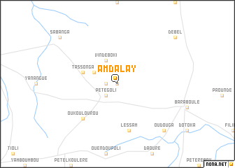 map of Amdalay
