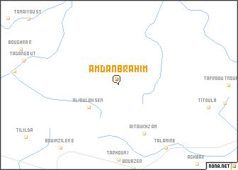map of Amda nʼBrahim