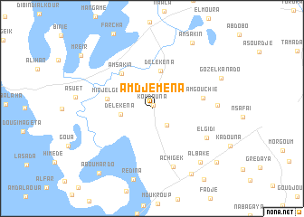 map of Am Djemena