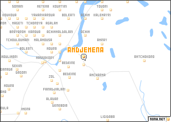 map of Am Djéména