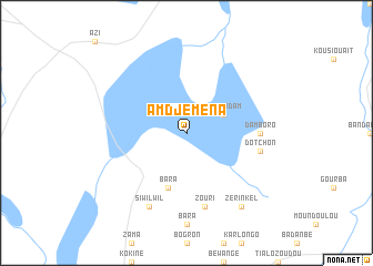map of Am Djèmèna