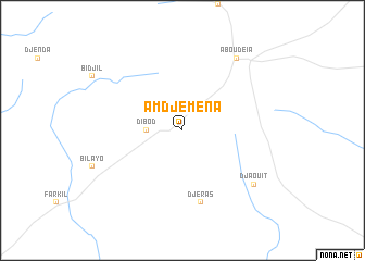 map of Am Djéména