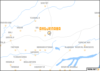 map of Am Djénaba