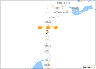 map of Am Djodour