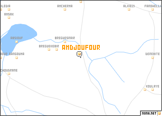 map of Am Djoufour