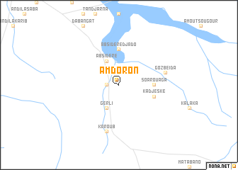 map of Am Doron