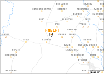 map of Amechi