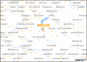 map of Amecke