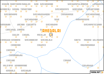 map of Amedalai