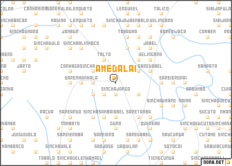 map of Amedalai