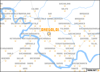 map of Amedalai