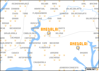 map of Amedalai