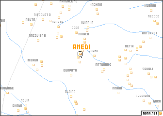 map of Amedi