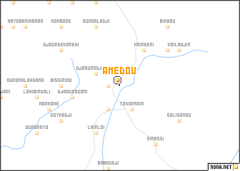 map of Amedou