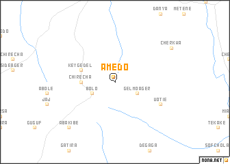 map of Āmedo