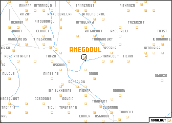 map of Amegdoul