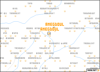 map of Amegdoul