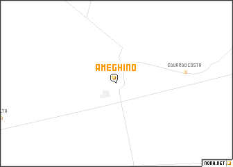map of Ameghino