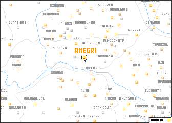 map of Amegri