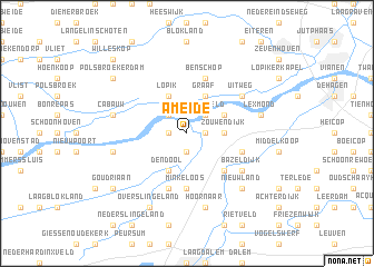 map of Ameide