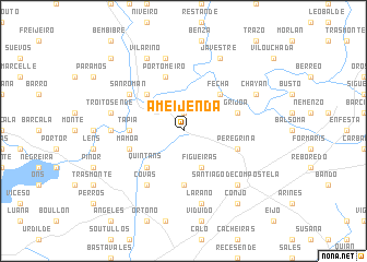 map of Ameijenda