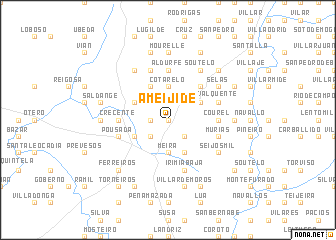 map of Ameijide
