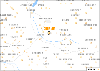 map of Amejri