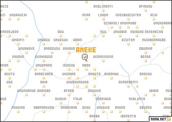 map of Ameke