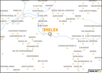 map of ‘Āmeleh