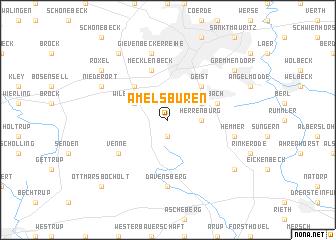 map of Amelsbüren
