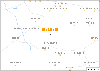 map of Amelusha