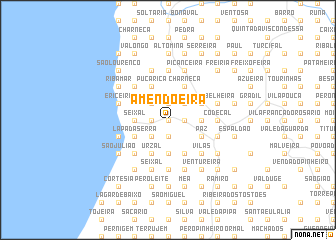 map of Amendoeira