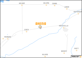map of Amenia