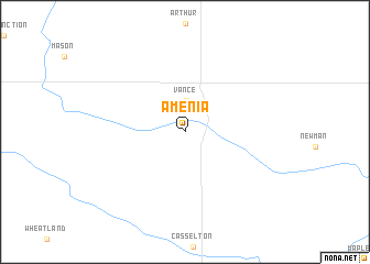 map of Amenia