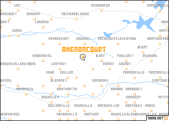 map of Amenoncourt