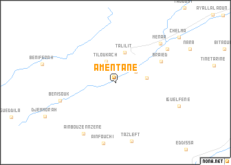 map of Amentane