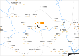 map of Amenu