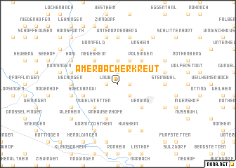 map of Amerbacherkreut