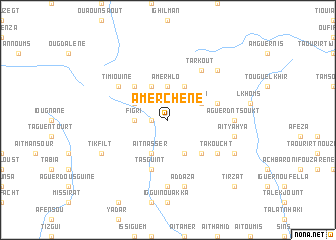 map of Amerchene