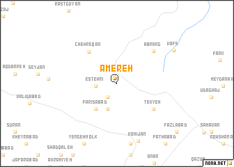 map of Āmereh