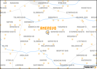 map of Amerevo
