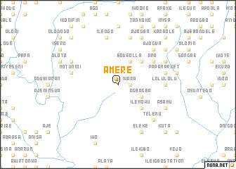 map of Amere