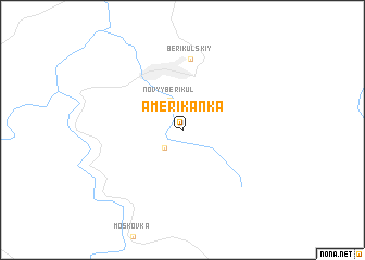 map of Amerikanka